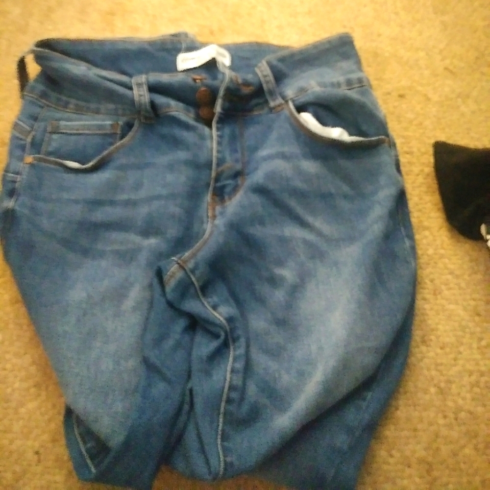 Jeans Womens Button fly